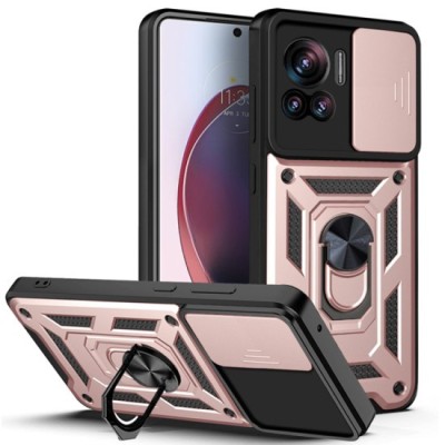 Husa pentru Motorola Edge 30 Ultra - Techsuit CamShield Series - Rose Gold foto