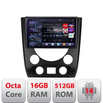Navigatie Ssangyong rexton 2013-2016 Android radio gps internet 8 core QLED 2K 16+512 360 Edotec CarStore Technology