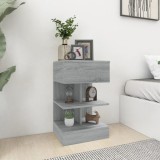 vidaXL Noptiere, 2 buc., gri sonoma, 40x35x65 cm, lemn prelucrat