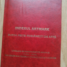 INDEXUL ARTMARK - BURSA PIETII ROMANESTI DE ARTA ( 1995 - 2009 ) , 2010
