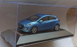 Macheta Hyundai i30 MK2 (GD) albastru - PremiumX 1/43