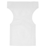 Panza scaun de regizor alba, profesionala, semi-transparenta