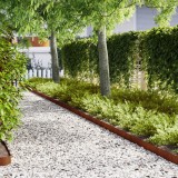 vidaXL Margine pentru gazon 10 pcs Maro 100 x 0.05 x 20 cm 865979