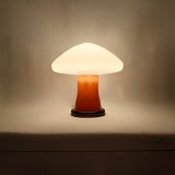 Veioza de masa, accent, Gorlitz glass, ciuperca, vintage de lux