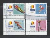 ROMANIA 2026 TEAM ROMANIA LA JOCURILE OLIMPICE MILANO CORTINA Serie 4 val LP.2551 MNH**