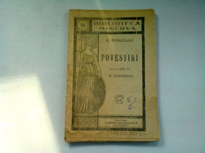 POVESTIRI - A. FOGAZZARO