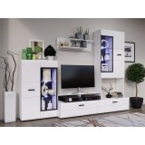 Living New Nensi 3 Alb Lucios 280x52x217 cm