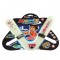 Boomerang din plastic in V fosforescent