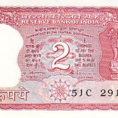 M1 - Bancnota foarte veche - India - 2 rupii