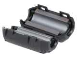 Ferită dublă pentru cablu rotund &Oslash; 9mm 120&Omega;