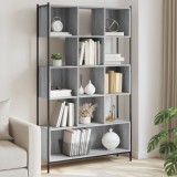 VidaXL Bibliotecă, gri sonoma, 102x28x172 cm, lemn prelucrat 3213660