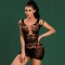 Rochie Mini Elastica Denisse, Negru, S-L