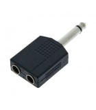 The sssnake 1852 Y Adaptor Jack 6.3 mono