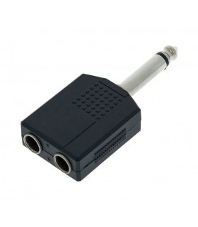 The sssnake 1852 Y Adaptor Jack 6.3 mono
