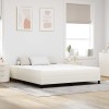 VidaXL Saltea de pat cu saltea Crem 180 x 200 cm țesătură 42008303