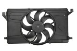 GMV radiator electroventilator Ford Focus C-MAX, 2003-2011, C-MAX, 2007-2011, Focus II, 2004-2011, motor 1.6, benzina, cu AC, 380 mm; (2 +2) pini