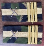 C3 - Grade militare - mozaic padure - colonel artilerie - piesa de colectie!