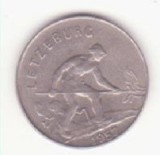 Luxemburg 1 franc 1957 - Charlotte