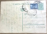 CP03 Carte Postala 1937 Timisoara Catre Student N Chiritescu Politehnica Timbru Carol II 3 Lei Fondul Aviatiei Scris In Creion