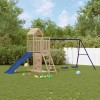 VidaXL Set de joacă pentru exterior, lemn masiv de pin