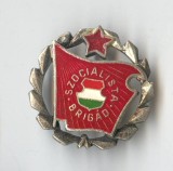 Insigna BRIGADIER - LUMEA COMUNISTA - Ungaria 1970