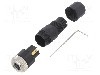 Conector M8, 4 pini, clasa etanseitate IP67, DEGSON ELECTRONICS - PB-M8A-04P-FF-SL7001-00A(H)