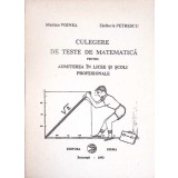 CULEGERE DE TESTE DE MATEMATICA PENTRU ADMITEREA IN LICEE SI SCOLI PROFESIONALE-MARIAN VOINEA, ELEFTERIE PE-348491