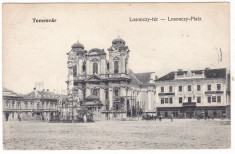 #2400- Romania, Temesvar, Timisoara carte post. circulata 1906: Piata Losonczy foto