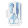 Set 4in1 de Ingrijire Unghii pentru Bebelusi, 13.6x8x2 cm Albastru