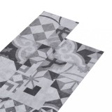 Cumpara ieftin Placi de pardoseala autoadezive, model gri, 5,02 m&sup2;, PVC, 2 mm