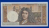 Franta 500 franci 1965 Moliere, 500 nouveaux francs 1965, 500 NF 1965 Moliere - RARITATE