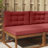 vidaXL Perna pentru canapea de exterior 2 pcs bordo Poliester 900855