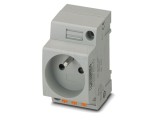 Conector Alimentare AC 16A 3 pini Soclu Mamă Șină DIN PHOENIX CONTACT 0804020