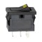 Interupator basculant 1 circuit 3 pini OFF-ON LED galben 12V 15A cu