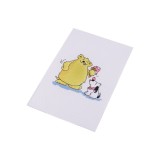 Set de brodat pentru copii, model imprimat 14 x 20 cm, Urs, Crisalida