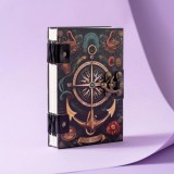 Agenda colorata cu coperta rigida si inchidere metalica - Ancora