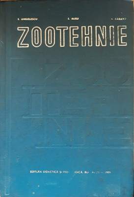 ZOOTEHNIE - IOAN ANGELESCU/ SIMION RUSU, 1971 foto