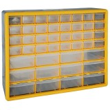 Organizator de perete Strend Pro cu 44 sertare, 50x16x39 cm, max. 28 kg