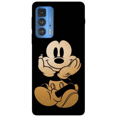 Husa compatibila cu Motorola Edge 20 model Glitter Mickey Mouse, Silicon, TPU, Viceversa foto