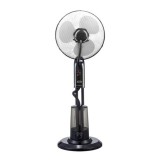 Ventilator cu pulverizator Beper, 75 W, 3 l, 3 trepte, 3 functii, Negru