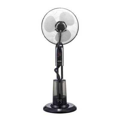 Ventilator cu pulverizator Beper, 75 W, 3 l, 3 trepte, 3 functii, Negru foto