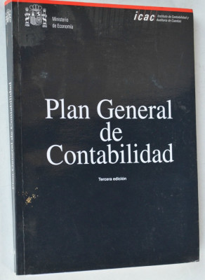 Plan GENERAL DE CONTABILIDAD - 2000 foto