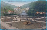 Carte Postala, Slanic Moldova, Pavilionul pentru Muzica, 1915