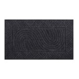 Covor intrare exterior RT Embossed RT330, 40 x 70 cm, cauciuc, gri, dreptunghiular
