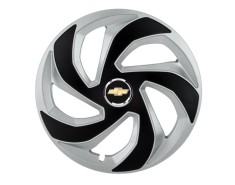 Set 4 capace roti Rex Gri-Negru R14 pentru gama auto Chevrolet foto
