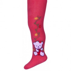 Ciorapi cu chilot pentru fetite-MILUSIE B1220F-F, Fucsia foto