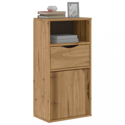 vidaXL Dulap lateral cu sertar &amp;bdquo;ODDA&amp;rdquo; 40x24x79 cm lemn masiv de pin foto