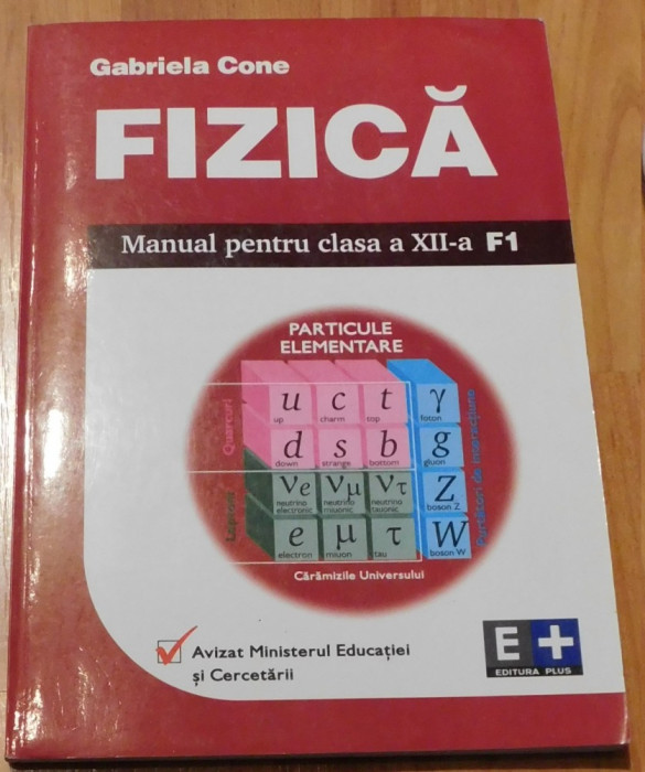 Fizica - manual clasa XII F1 de Gabriela Cone