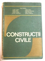 CONSTRUCTII CIVILE de DAN GHIOCEL...RODICA VIERESCU , 1985 foto