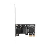 Placa de retea Gigabit, Lanberg 43392, low profile, PCI-Express-RJ45, PCI-E X1 1X RJ45 1GB RTL8111C